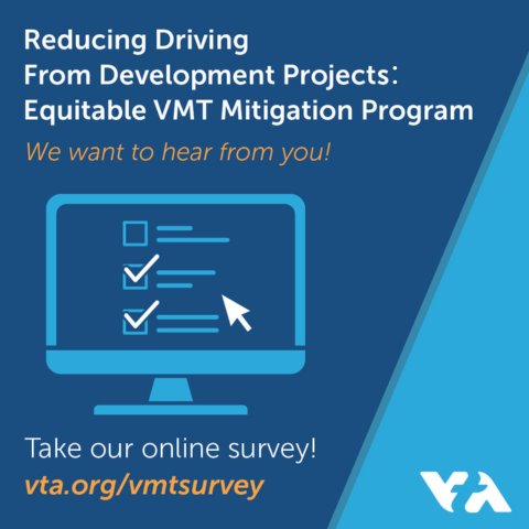 Equitable VMT Mitigation Program Survey Flyer