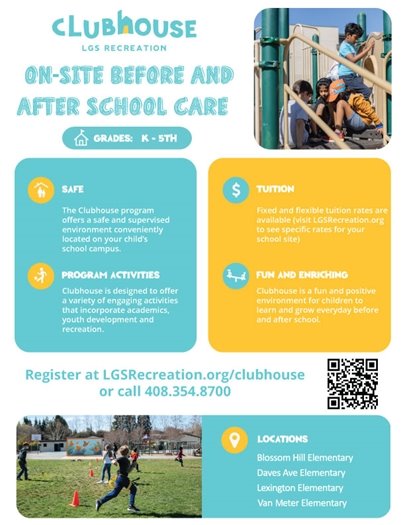 LGS Rec Clubhouse Registration Now Open