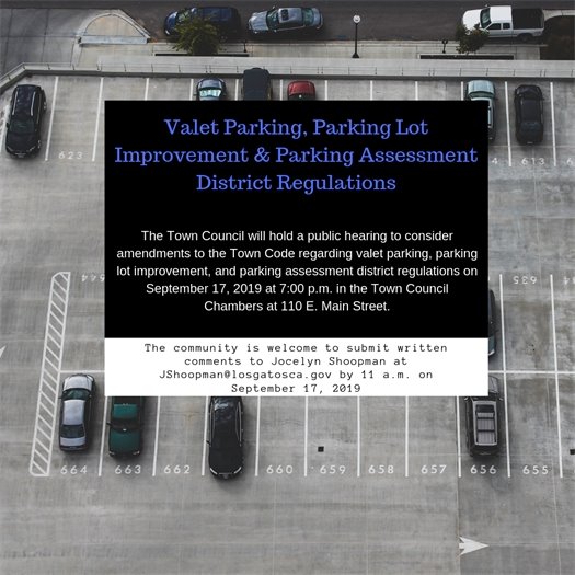 Valet Parking, Parking Lot Improvement, & Parking Assessment District Regulations