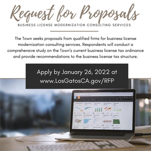 Request for Proposals: Business License Modernization Consulting Services