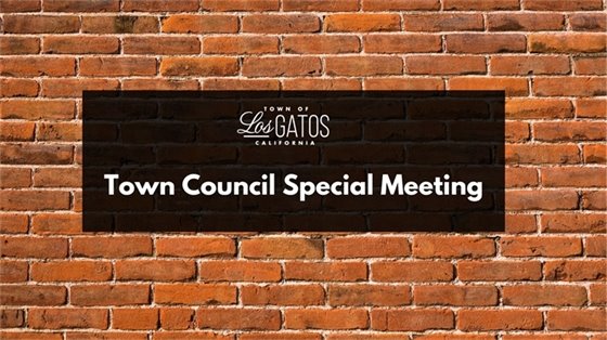 Town Council Special Meeting