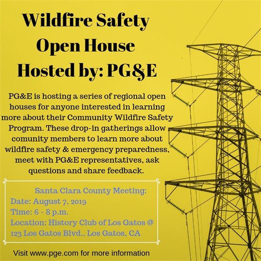 PG&E Wildfire Safety Open House 