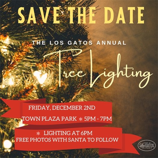 Los Gatos Tree Lighting December 2, 2022