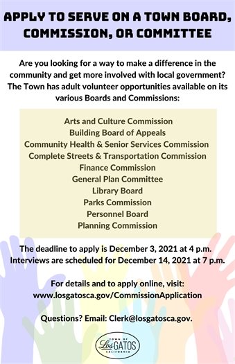Apply to Serve on a Town Board, Commission, or Committee