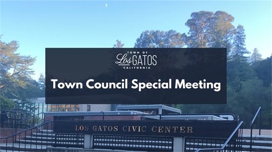 Town Council Special Meeting Flyer