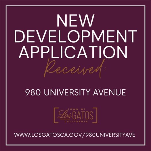 980 University Avenue Development Application Notification 