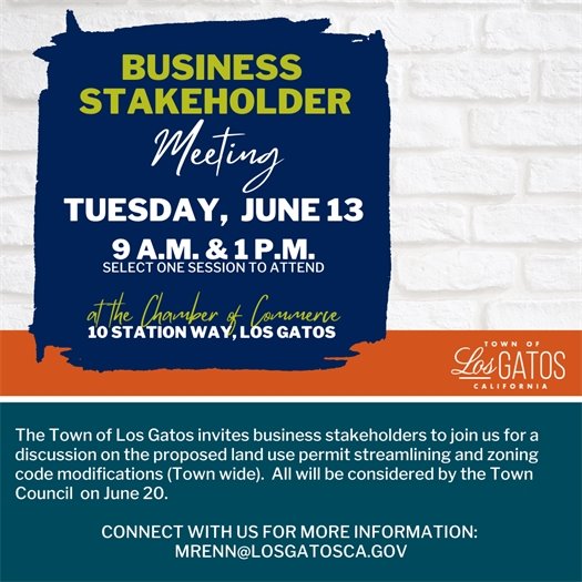 Business Outreach Meeting Flyer