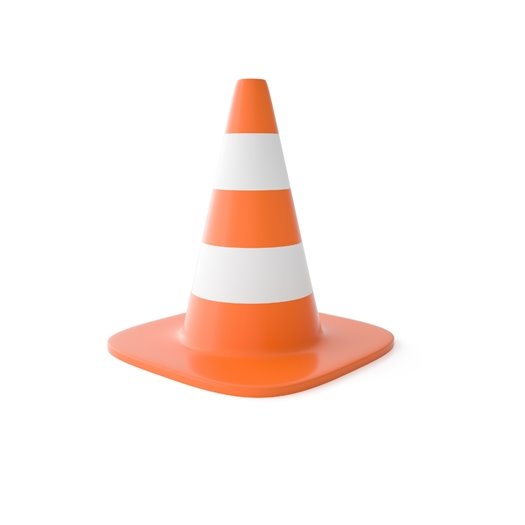 Picture of Traffic Cone - Daytime Lane Closures for Tree Work on Hwy 17 in Los Gatos
