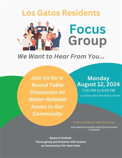 West Valley Clean Water Authority Focus Group Flyer