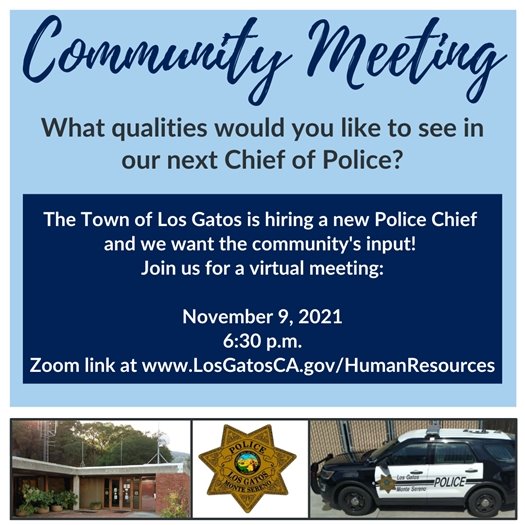Community Meeting - Next Police Chief - November 9