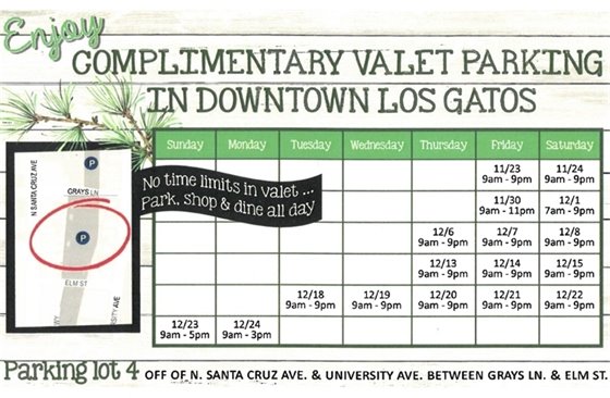 Valet Parking Schedule Image