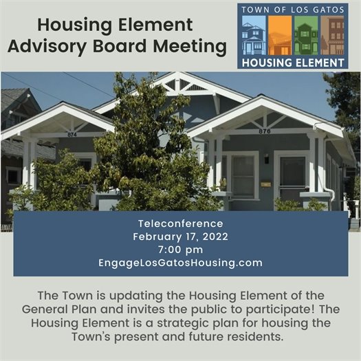 Housing Element Advisory Board Meeting - February 17