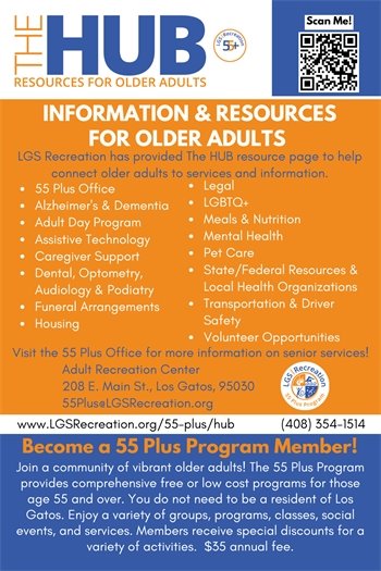 Visit www.lgsrecreation.org/55-plus/hub for information and resources for older adults!