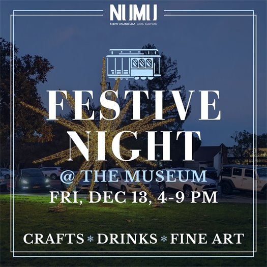 NUMU Festive Night at the Museum Flyer