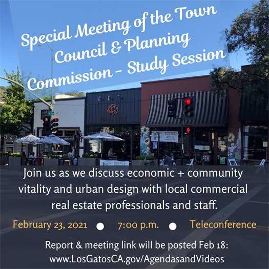 Special Meeting of the Town Council & Planning Commission - Study Session