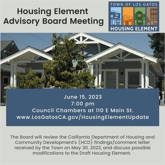 Housing Element Advisory Board Meeting - June 15