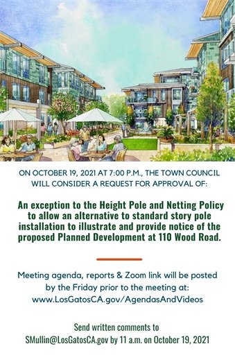 110 Wood Road Story Pole Exception - October 19, 2021 Council Meeting