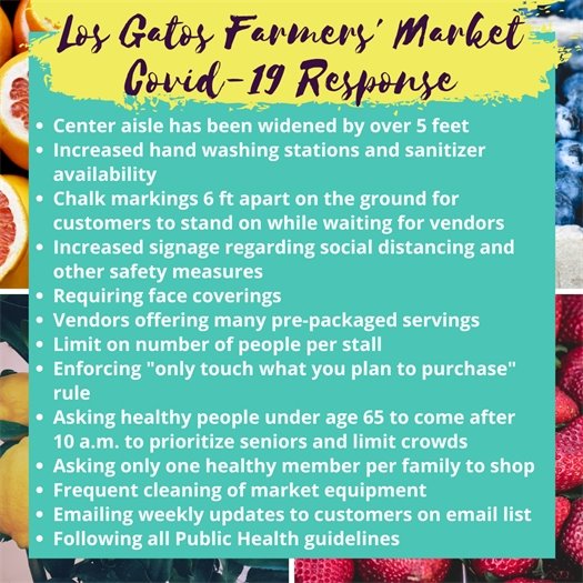 Los Gatos Farmers' Market COVID-19 Response 