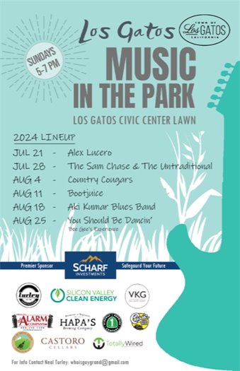 Music in the Park 2024 Flyer
