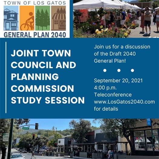 September 20, 2021 Joint Study Session of the Town Council and Planning Commission - Draft General Plan