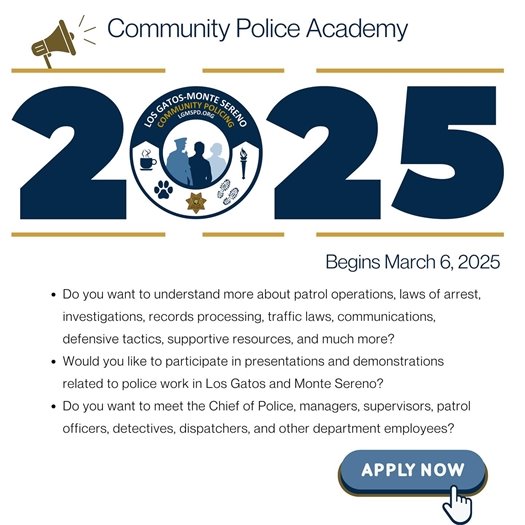 Community Police Academy Flyer