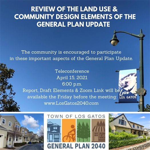 Review of the Land Use & Community Design Elements of the General Plan Update