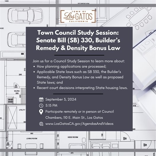 Town Council Study Session Flyer
