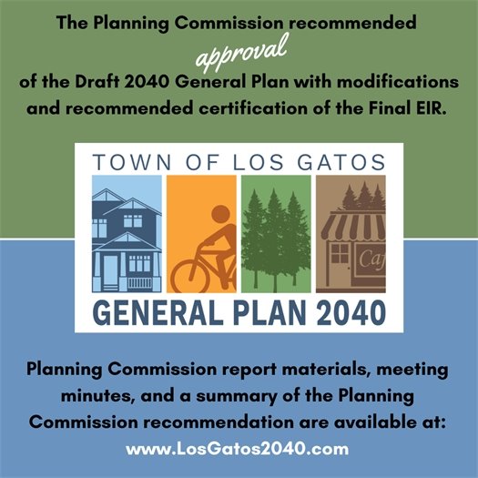 The Planning Commission Recommended Approval of the Draft General Plan!