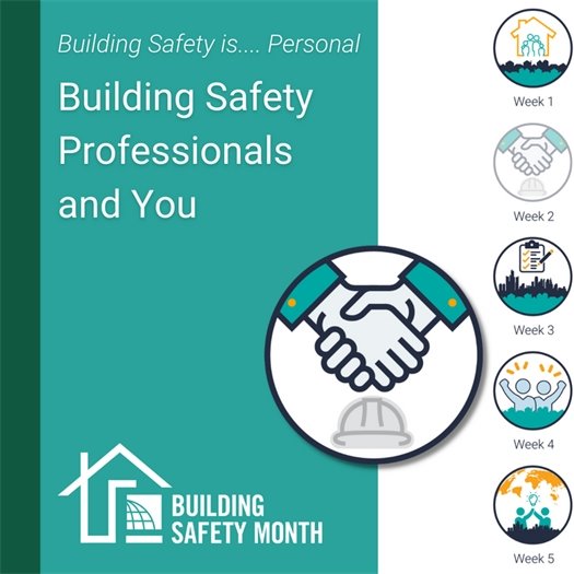 Building Safety Month continues, and the theme for Week 2 explores how building safety professionals impact our everyday lives at home or at work!  Learn more about what building safety professionals do and when to call them at www.iccsafe.org/advocacy/building-safety-month/building-safety-month/ 