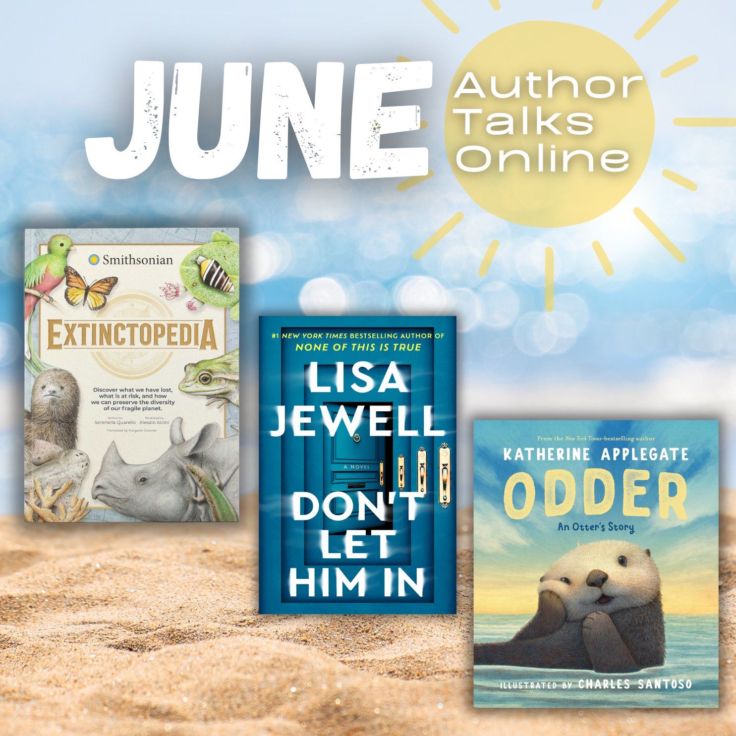 Online Author Talks in June